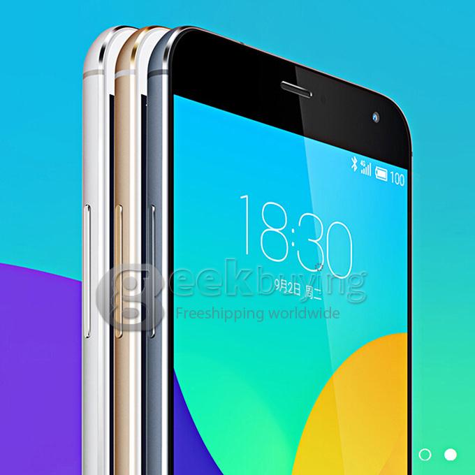 MEIZU MX4 Pro 4G 5.5 inch 2K Gorilla Glass Screen Smartphone Flyme 4 OS 3GB 16GB 20.7MP Cameras HiFi Voice Awake- Silver