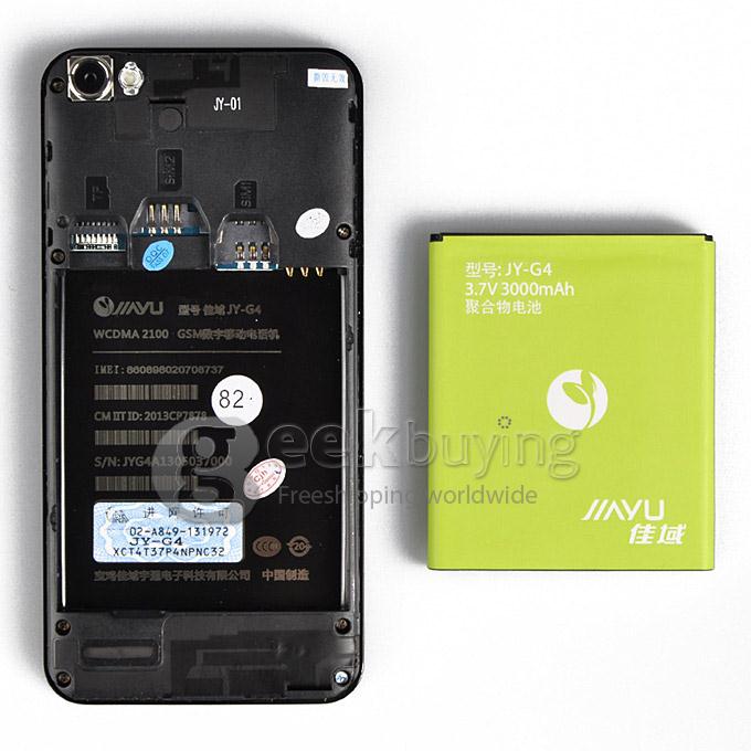 JIAYU G4C MTK6582 Quad Core 1.3GHz Android 4.2 Smartphone 1GB RAM 4GB ROM 4.7 Inch HD Gorilla Glass Screen 3000mAh-Black