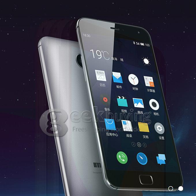 MEIZU MX4 Pro 4G 5.5 inch 2K Gorilla Glass Screen Smartphone Flyme 4 OS 3GB 16GB 20.7MP Cameras HiFi Voice Awake- Grey