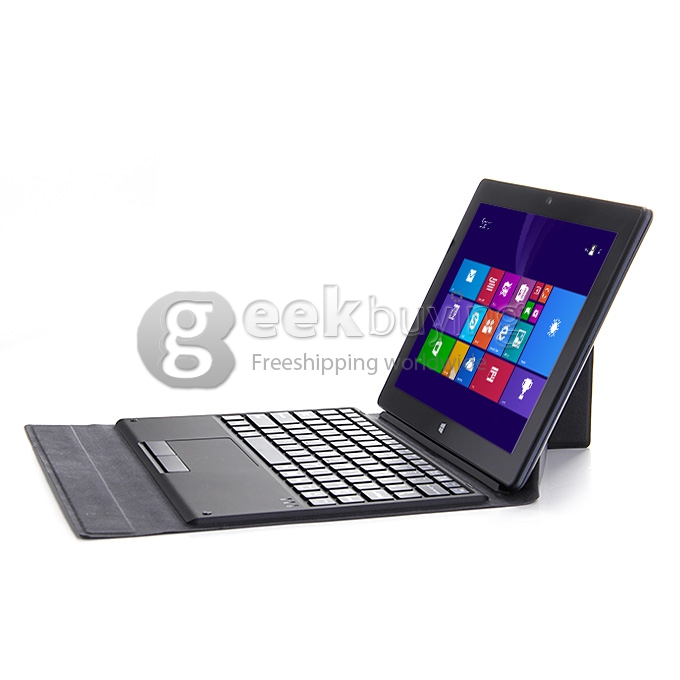 PIPO W3 Windows 8.1 Intel Z3775D Quad Core 2.4 GHz 10.1 Inch 2GB/64GB Tablet PC IPS 1920*1200 WiFi HDMI Bluetooth - Black