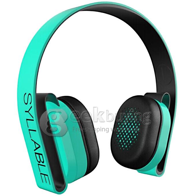 Syllable G600 Wireless Bluetooth 4.0 Headphone Earphone Deep Bass Built-in Mic / 40mm Speaker - Blue