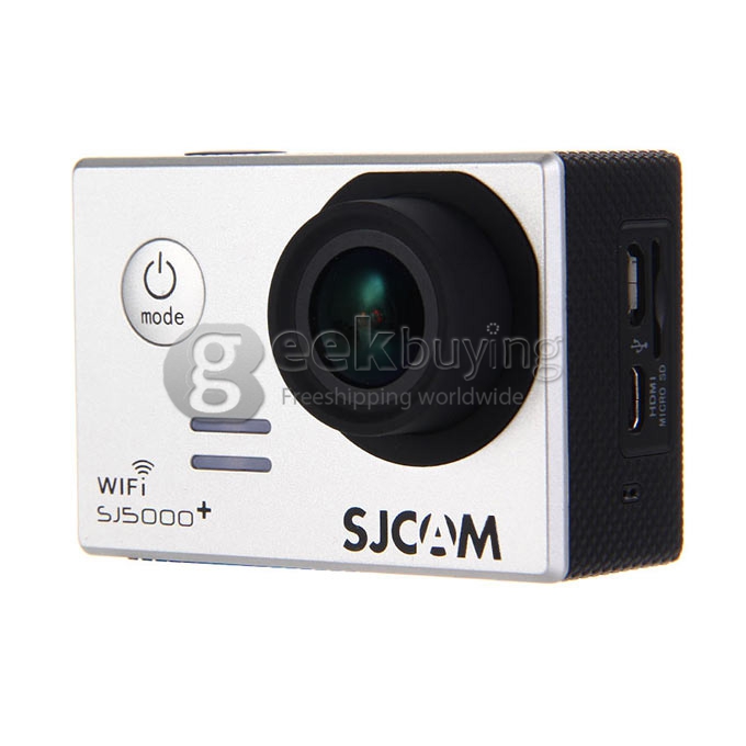 SJCAM SJ5000 Plus Ambarella A7LS75 16MP 1080P 60FPS WiFi Action Camera 1.5 Inch 170 Degrees Wide Angle Lens Diving HD Camcorder Car DVR - Silver