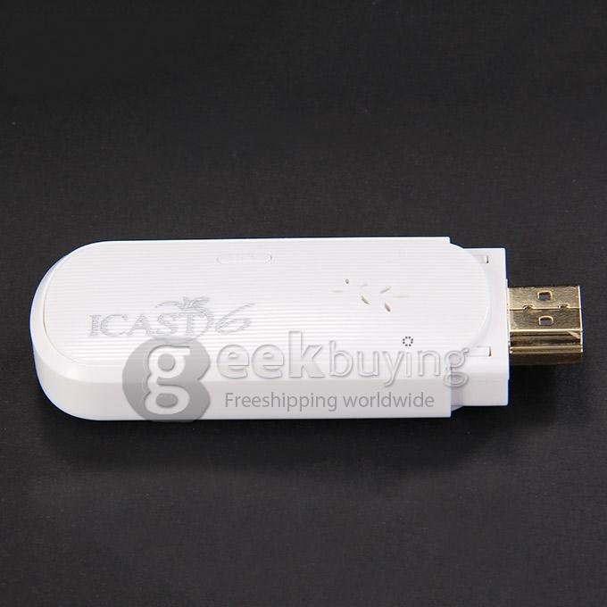 i6 HDMI Wireless Wifi Display Mini TV Dongle Receiver Miracast DLNA AirPlay for Android iOS Windows - White