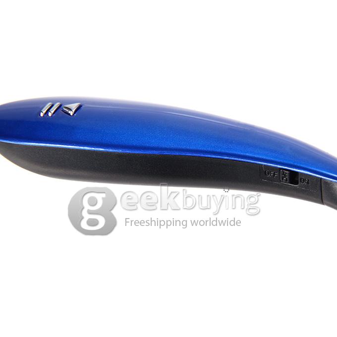 HBS-800 Bluetooth Wireless Headset Headphone Neck Earphone with Mic for iPhone Samsung HTC - Blue