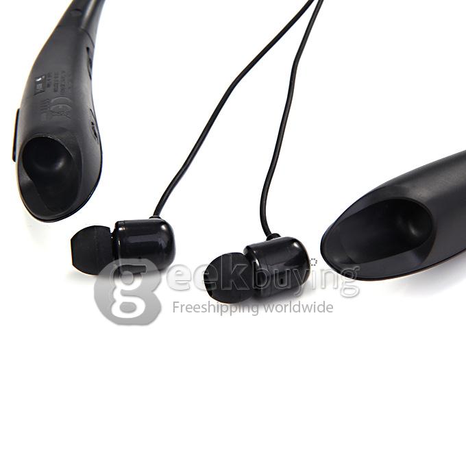 HB-800S CSR Bluetooth 4.0 Wireless Neck Headphone Stereo Earphone with Mic for iPhone Samsung HTC - Black