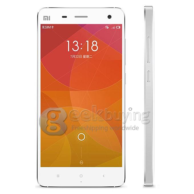 Xiaomi Mi4 5.0Inch FHD Smartphone Snapdragon801 Krait 400 Quad Core 2.5GHz MIUI V5 (Android 4.4.3) 3GB 64GB 13.0MP -White