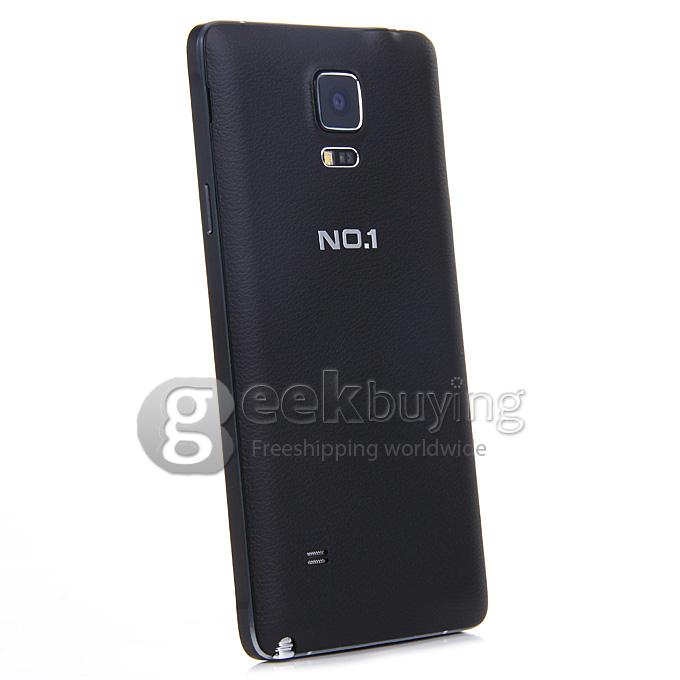 NO.1 Note 4 5.7inch 3G MTK6582 Quad-Core 1.3GHz Smartphone Android 4.4 1GB RAM 8GB ROM 8.0MP+5.0MP HD Air Gesture- Black