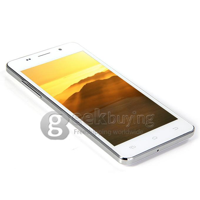 JIAKE M4 5.0Inch Smartphone WVGA MTK6572 Dual Core 1.0GHz Android 4.4 OS 512MB+4GB 3G/GPS/Dual Camera 2.0MP - White