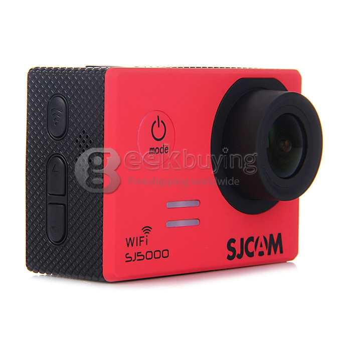 SJCAM SJ5000 WiFi Sports Camera Novatek 96655 14MP 1080P 2.0 Inch 170 Degrees Lens Waterproof Diving HD Camcorder Car DVR - Red