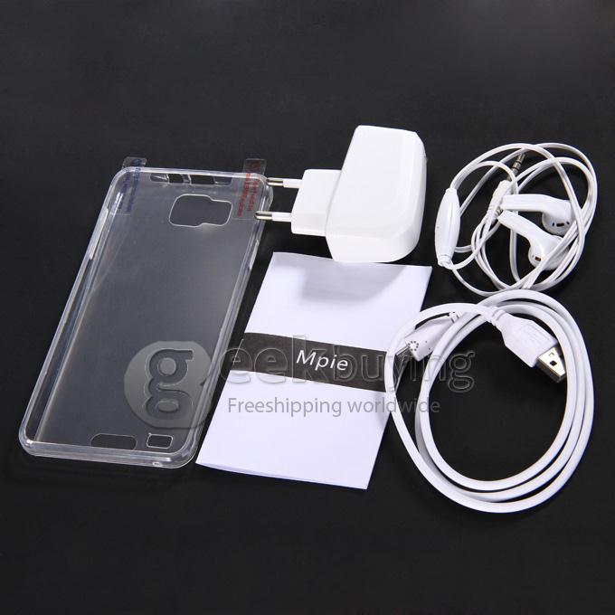 MPIE S168 5.0Inch Android 4.4 Smartphone FWVGA MTK6572 Dual Core 1.0GHz 512MB+4GB 3G GPS Dual Camera - Black
