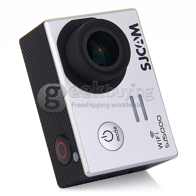 SJCAM SJ5000 WiFi Sports Camera Novatek 96655 14MP 1080P 2.0 Inch 170 Degrees Lens Waterproof Diving HD Camcorder Car DVR - Silver