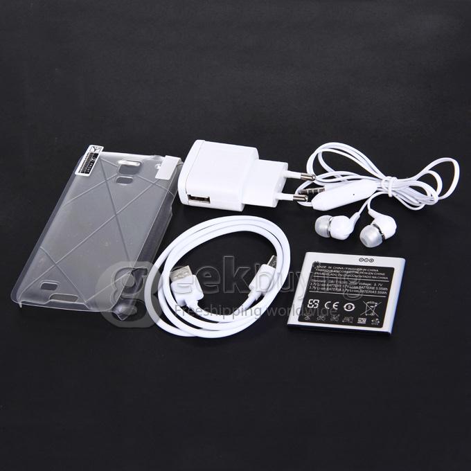 MIXC S5i 4.0Inch Android Phone Spreadtrum SC6820 1.0GHz SmartPhone CPU WVGA Screen Android 4.2 OS Dual Camera- White