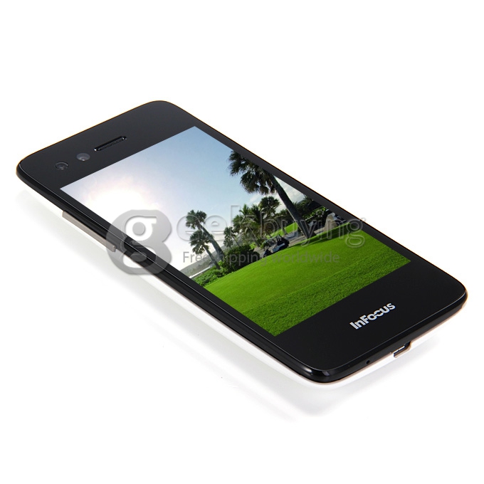 Foxconn InFocus M2 4.2 Inch Snapdragon MSM8926 Quad Core 1.2GHz Smartphone Android 4.4 1GB 8GB 4G LTE HD 8MP 8MP - White