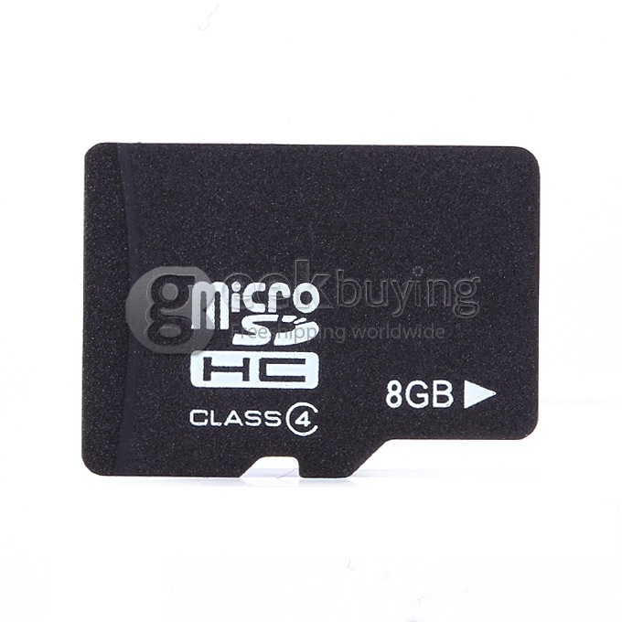 High Speed 8GB TF card Micro SD Card with SD Adapter (Black)