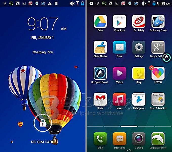 Lenovo A606 MTK6582 Quad Core 1.3GHz 5.0 Inch Smartphone Android 4.4 OS 4GB ROM 5.0MP 4G LTE - White