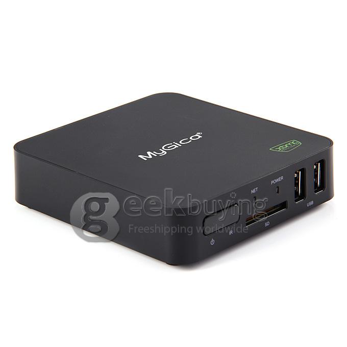 Geniatech MyGica ATV310M Linux XBMC TV Box Media Player Amlogic 8726-M3 1G RAM 4G ROM Support 1080P Dolby 5.1 - Black