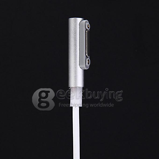 Magnetic Charging Cable Adapter USB Cable LED Smart Prompt for Sony Xperia Z3 Z2 Z1 - Silver