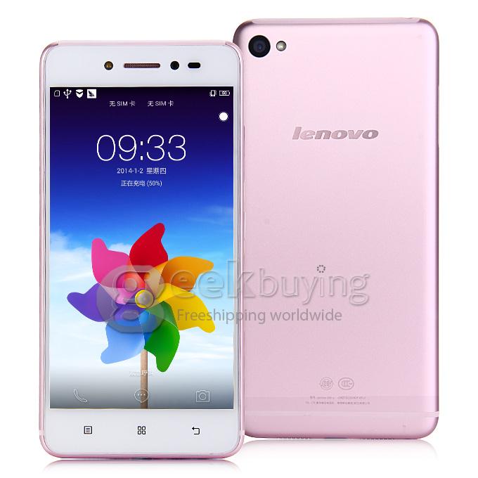 Lenovo S90 5.0inch Qualcomm MSM8916 Quad-core 1.2GHz Smartphone 1GB+16GB Metal Fuselage IPS HD 13.0MP 8.0MP - Pink