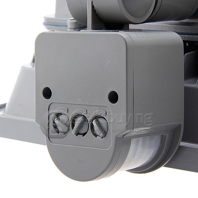 IP65 10W 900Lm IR Infrared Motion Sensor LED Flood Light Garden Lamp - Warm White