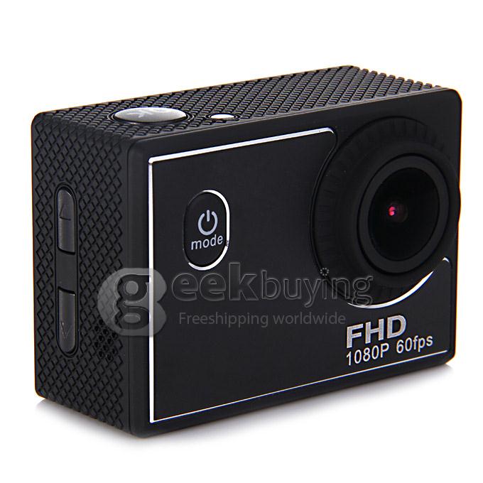 Original X1 Sports Camera 170 Degrees Wide Angle 1080P FHD 60fps Waterproof 30M Helmet Camera Underwater Sport Camcorder -Black