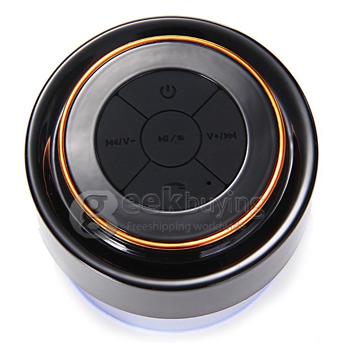 F102 IP67 Waterproof Creations Wireless Bluetooth 3.0 Shower Suction Speaker Hand-free Function - Orange