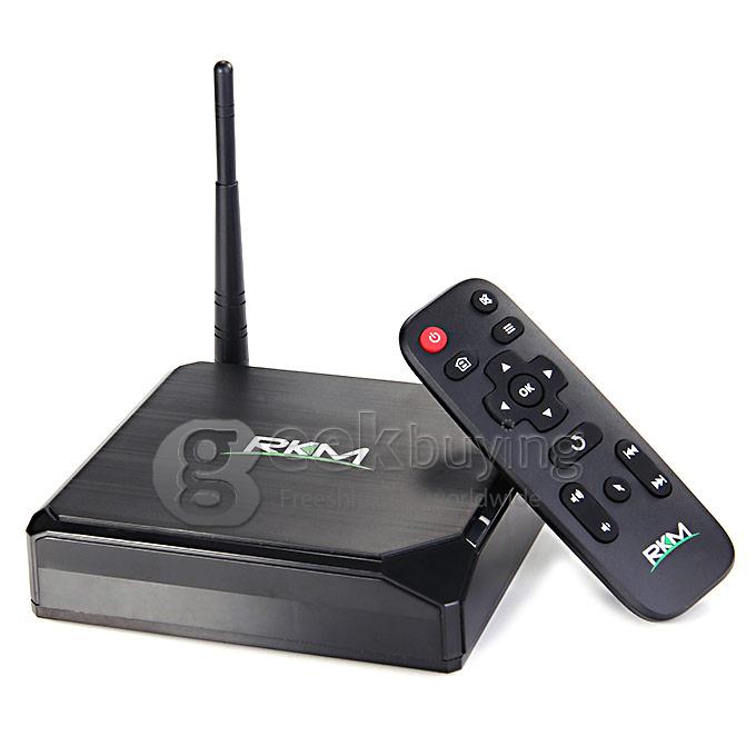 RKM MK80 Allwinner A80 Octa Core 4K Media Player 2G RAM 16G ROM 802.11AC 2.4G/5G WIFI Bluetooth SATA DLNA USB 3.0 - Black