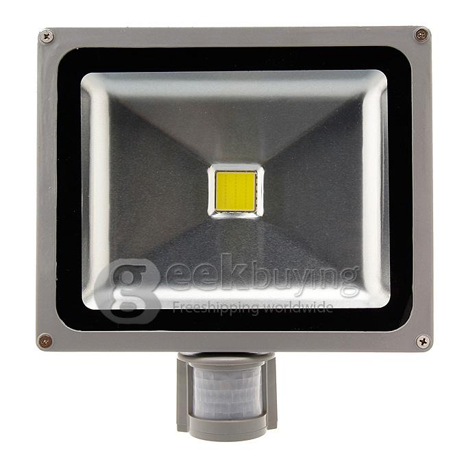 IP65 30W 2700Lm IR Infrared Motion Sensor LED Flood Light Garden Lamp - Warm White