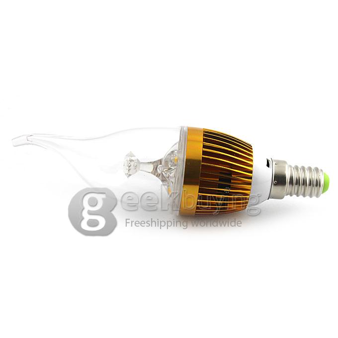 3W E14 Home Candle Bulb LED Light Lamp AC 85-265V(6pcs) - Warm White