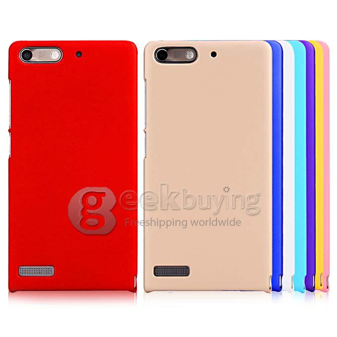 MOSKII Shield PC Back Case Protective Cover for HUAWEI Ascend G6 Smartphone - Sky Blue