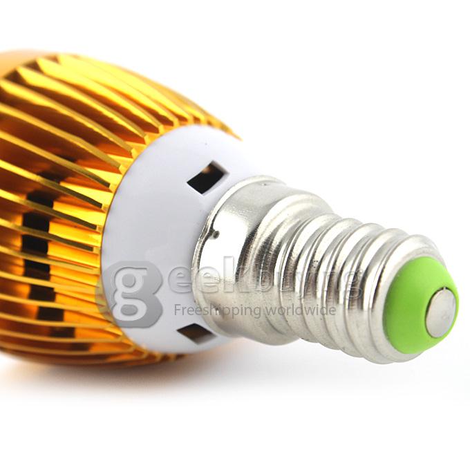 3W E14 Home Candle Bulb LED Light Lamp AC 85-265V(6pcs) - Warm White
