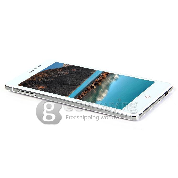 JIAKE V13 5.5inch Android 4.4 Phone MTK6572W Dual Core 1.2GHz Smartphone QHD 4GB ROM 2.0MP+0.3MP 3G GPS Smart Wake-White