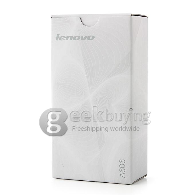 Lenovo A606 MTK6582 Quad Core 1.3GHz 5.0 Inch Smartphone Android 4.4 OS 512MB RAM 4GB ROM 5.0MP 4G LTE - Black