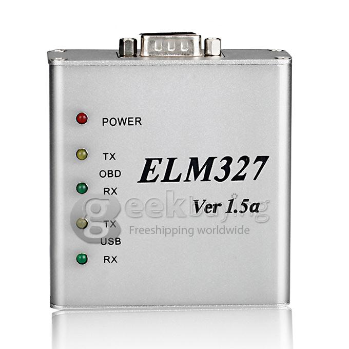 ELM327 USB Vehicle OBD-2 Scanner Tool Car Diagnostic Scanner Auto Fault Detection - Silver