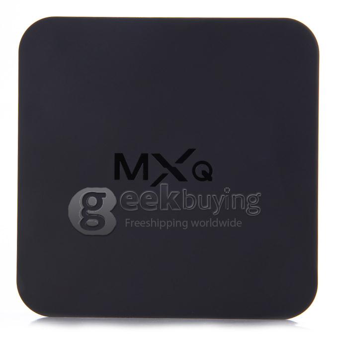 MXQ Amlogic S805 Smart Android TV Box 1GB RAM 8G ROM 1080P H.265 Hardwar Decode WIFI Miracast DLNA - Black