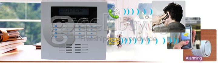 YA-600-GSM PSTN-4 Quad-4-Bands GSM PSTN Wireless Home Security Alarm Burglar System