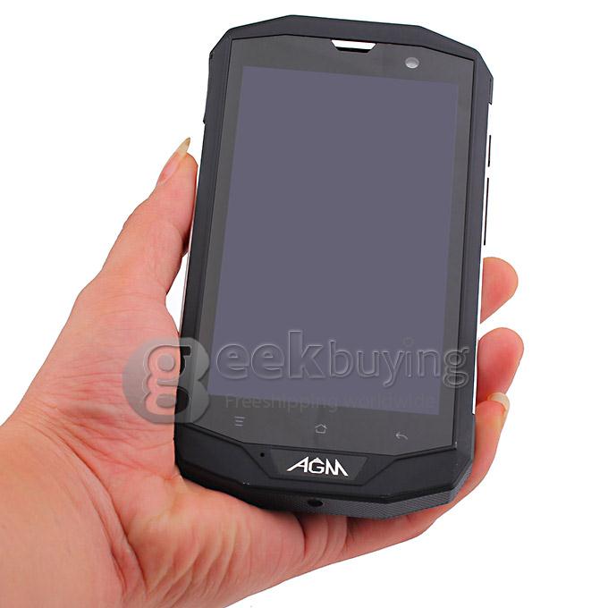 AGM STONE 5S IP67 Qualcomm MSM8926 Quad Core 1.2GHz Waterproof Smartphone 5.0 inch Android 4.4 1GB 8GB 8.0MP 4G LTE - Silver