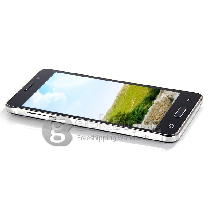 MPIE S168 5.0Inch Android 4.4 Smartphone FWVGA MTK6572 Dual Core 1.0GHz 512MB+4GB 3G GPS Dual Camera - Black