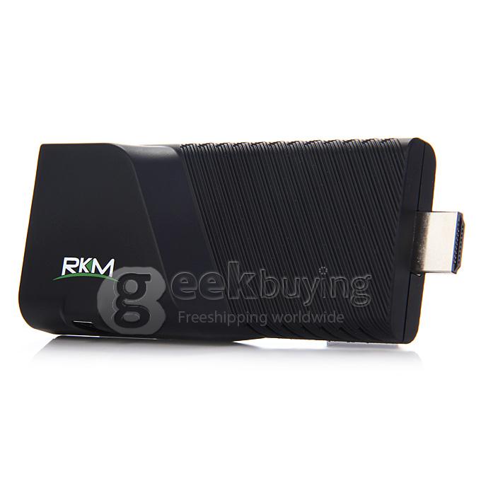 RKM V5 RK3288 TV Dongle Stick RJ45 1000M LAN 2GB RAM 16GB ROM Android 4.4 2.4G/5G WIFI Bluetooth - Black
