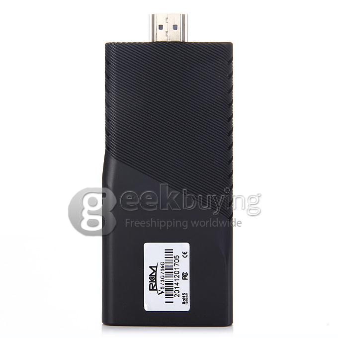 RKM V5 RK3288 TV Dongle Stick RJ45 1000M LAN 2GB RAM 16GB ROM Android 4.4 2.4G/5G WIFI Bluetooth - Black