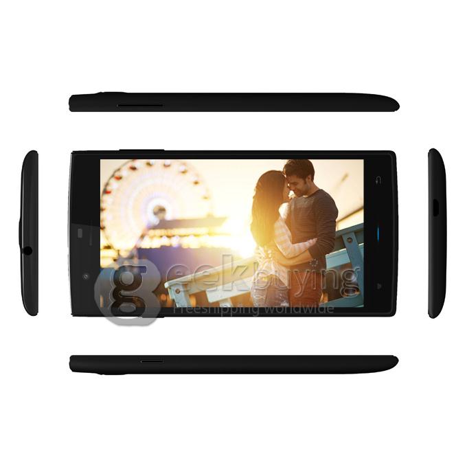 INEW V1 5.0 inch Android 4.4 Smartphone MTK6582 Quad Core 1.3GHz 1GB RAM 8GB ROM WiFi GPS 3G FWVGA IPS - Black