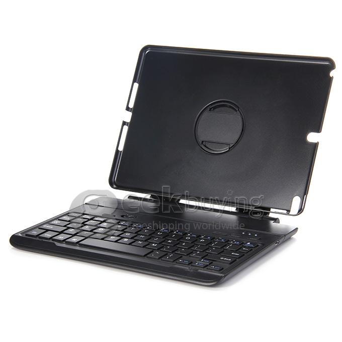 360 Degree Swivel Rotating Stand Bluetooth Keyboard Case Cover For IPad Air 2 iPad 6 - Black