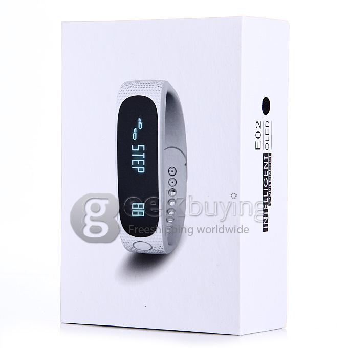 Waterproof E02 Sport Bluetooth 4.0 Smart Wrist Watch Bracelet for iOS Android Video Remote Anti-lost Pedometer - Orange