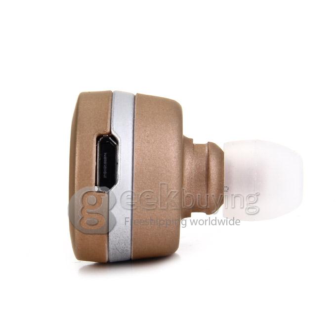 S8 Mini Bluetooth Wireless Sport Handsfree Headset Stereo Earbuds Headphone Earphone for iPhone SAMSUNG - Gold