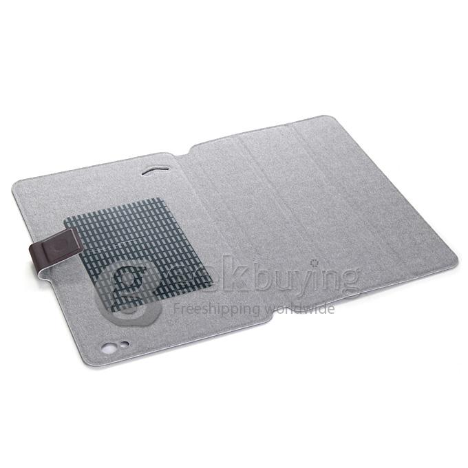 High Quality PU Leather Stand Case for PIPO W7 Tablet PC - Gray