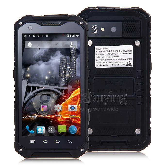 A9 IP68 Android Smartphone Waterproof MTK6582 Quad Core 1.3GHz 4.3
