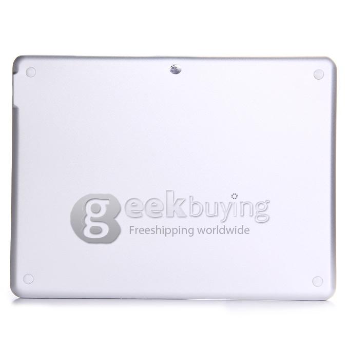 New Portable Keyboard for iPad Air 2 th Bluetooth Keyboard 360 Rotating 180 Flip - Silver