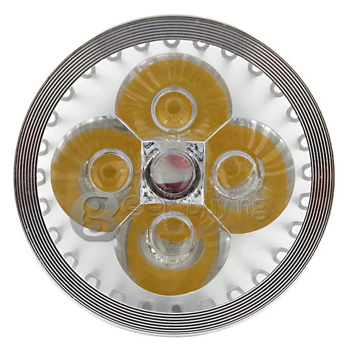 4W U10 4LEDs Spot Light Downlight Lamp Bulb AC100-240V(10pcs) - Warm White