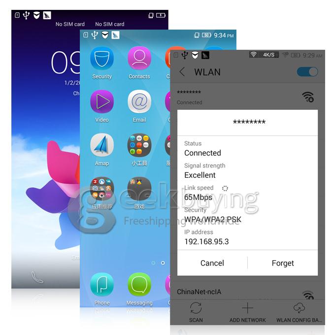 Lenovo S90 5.0inch Qualcomm MSM8916 Quad-core 1.2GHz Smartphone 1GB+16GB Metal Fuselage IPS HD 13.0MP 8.0MP - Pink