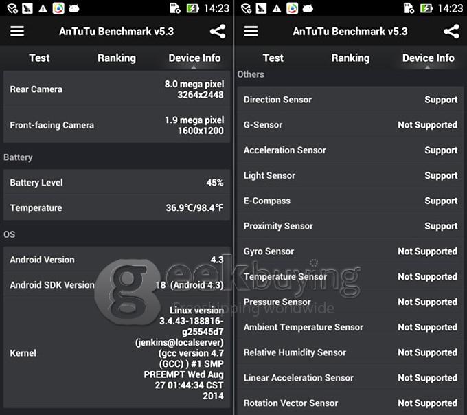 ASUS Zenfone 5 Intel Z2560 Dual Core 1.6GHz 5.0 Inch SmartPhone Android 4.3 OS 2GB RAM 16GB ROM 8MP 2MP 3G HD IPS -Black