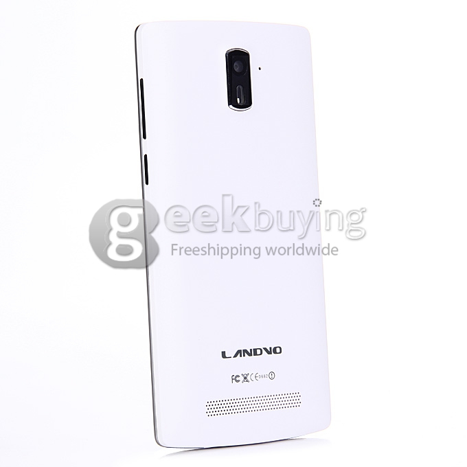LANDVO L200S 5.0Inch IPS HD MTK6582 Quad Core 1.3GHz Smartphone Android 4.4 1GB RAM 8GB ROM 8MP 2MP Dual SIM 4G - White